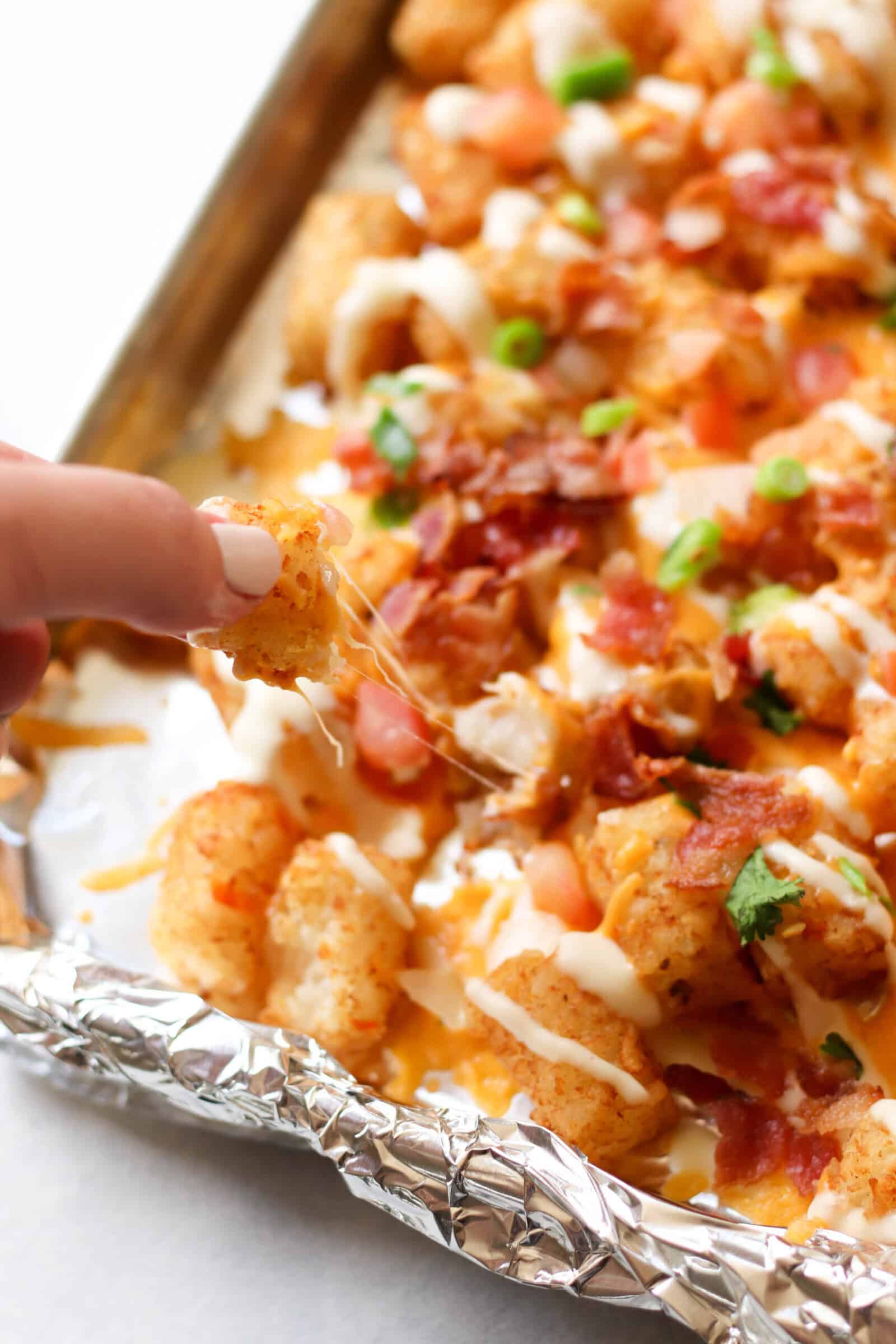 Game Day Totchos (Tater Tot Nachos) Recipe