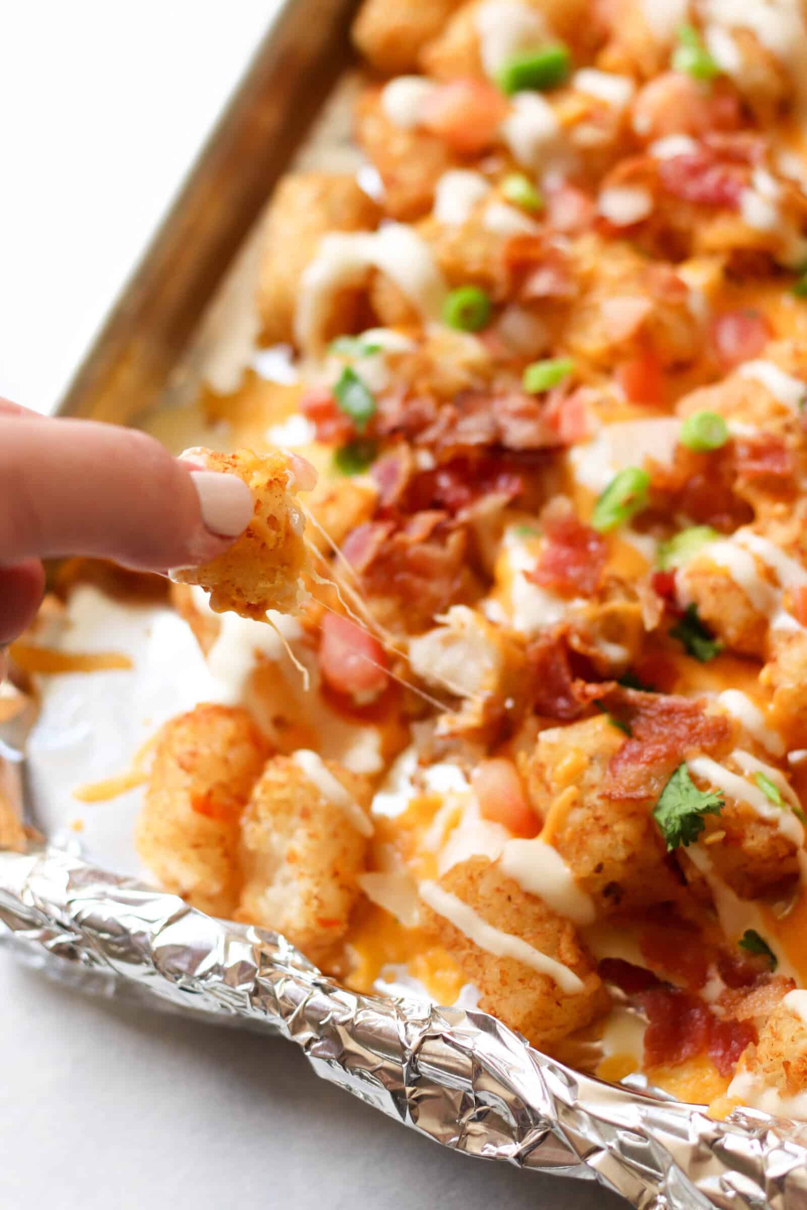 Game Day Totchos (Tater Tot Nachos) Recipe
