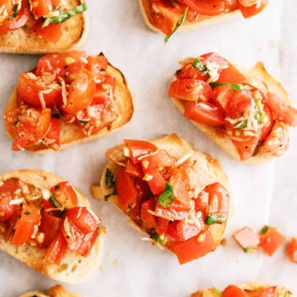 Classic Bruschetta Recipe - Six Sisters' Stuff