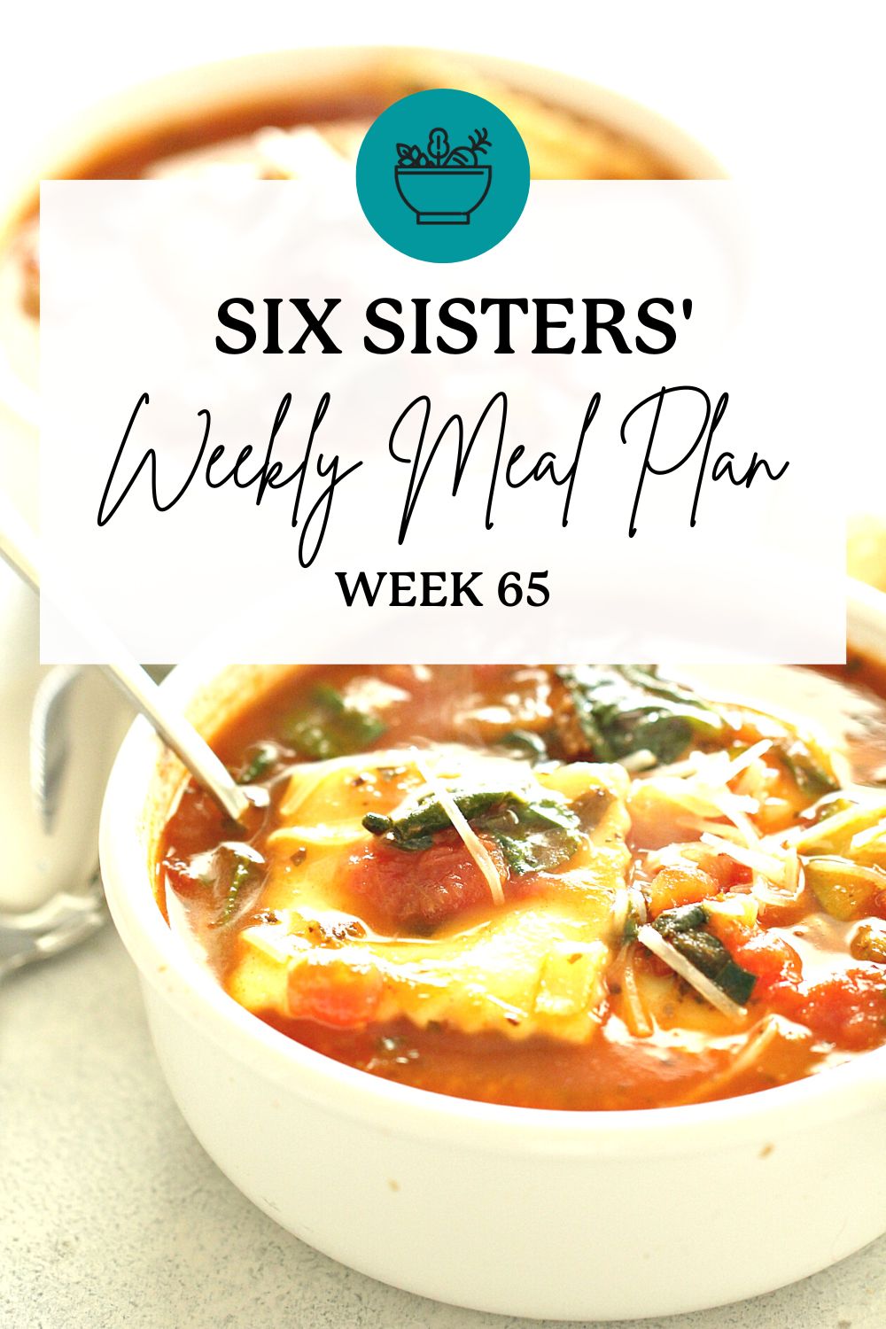 Six Sisters’ Meal Plan – Week 65