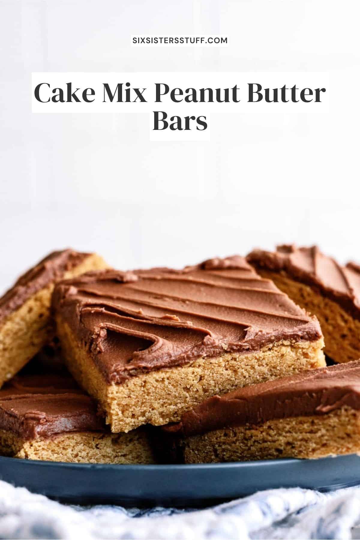 Six Sisters Peanut Butter Bars