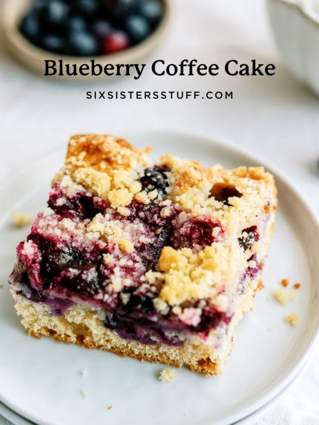 Easy Blueberry Coffee Cake Recipe