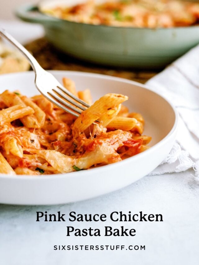 Pink Sauce Chicken Pasta Bake Recipe