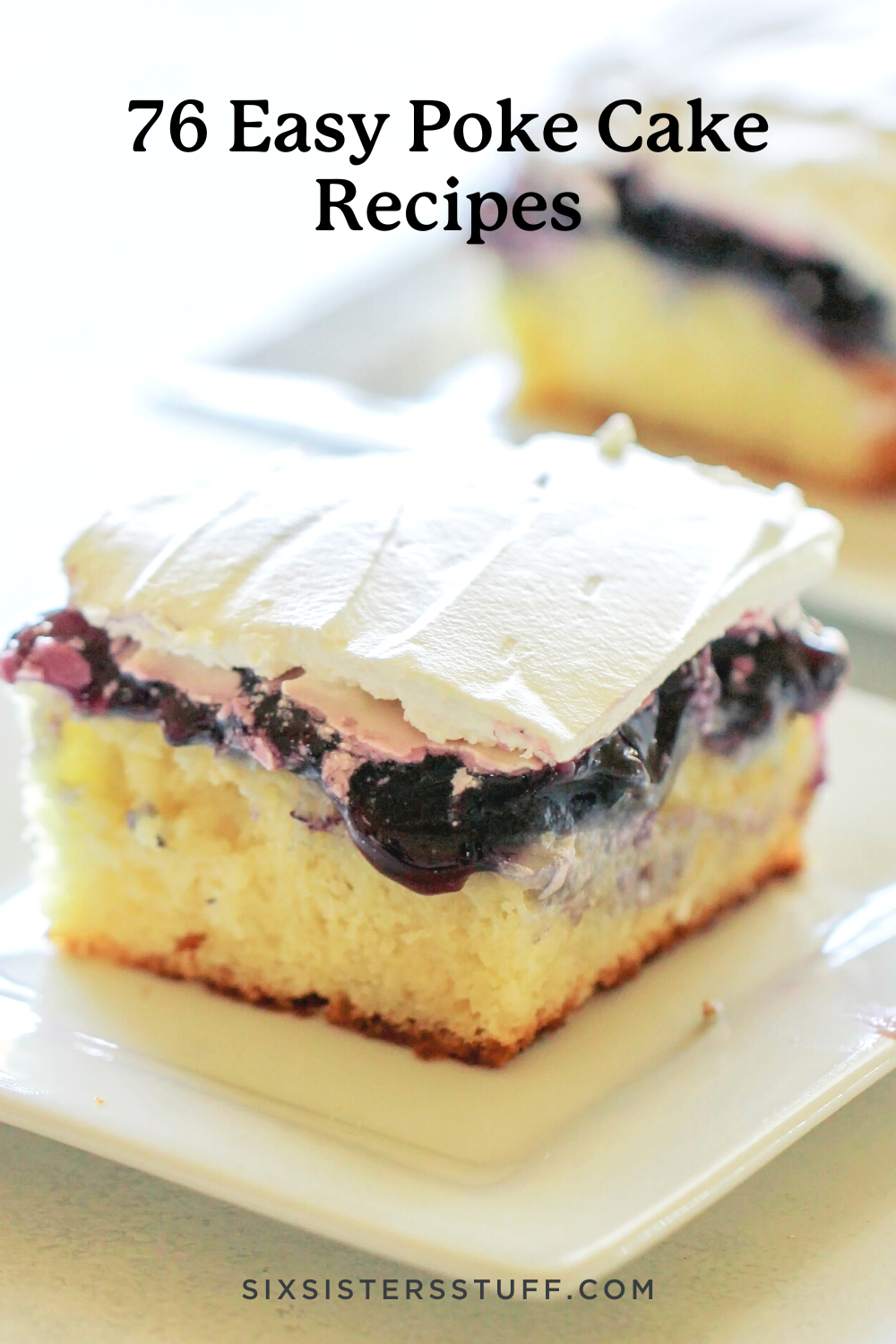 Blueberry Cheesecake Pudding Poke Cake Recipe : Irresistibly Delicious and Easy to Make!