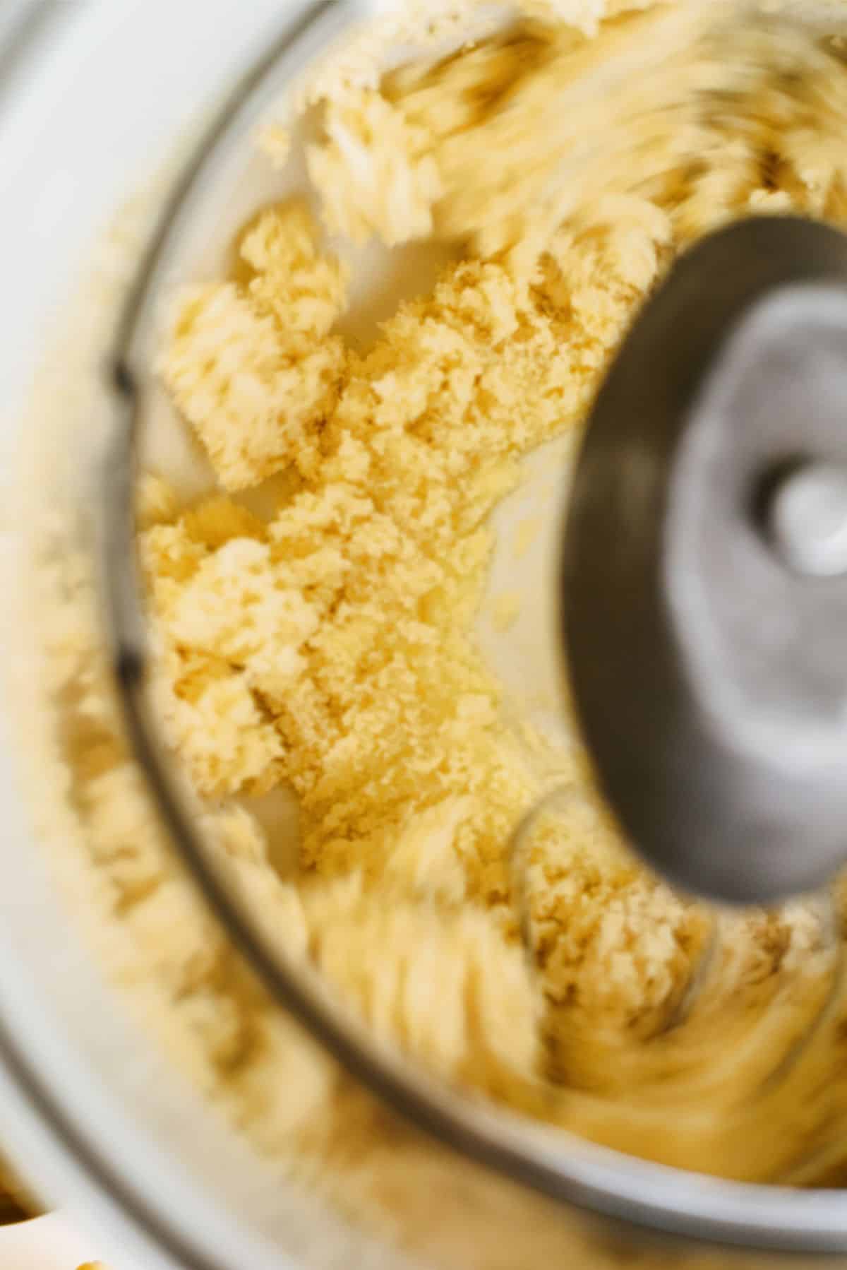 Brownie batter in mixing bowl