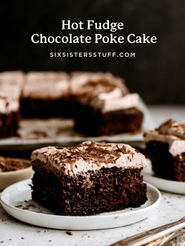 Hot Fudge Chocolate Poke Cake Recipe