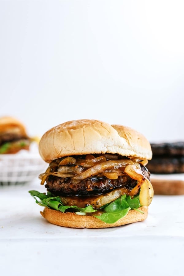 grilled teriyaki burgers