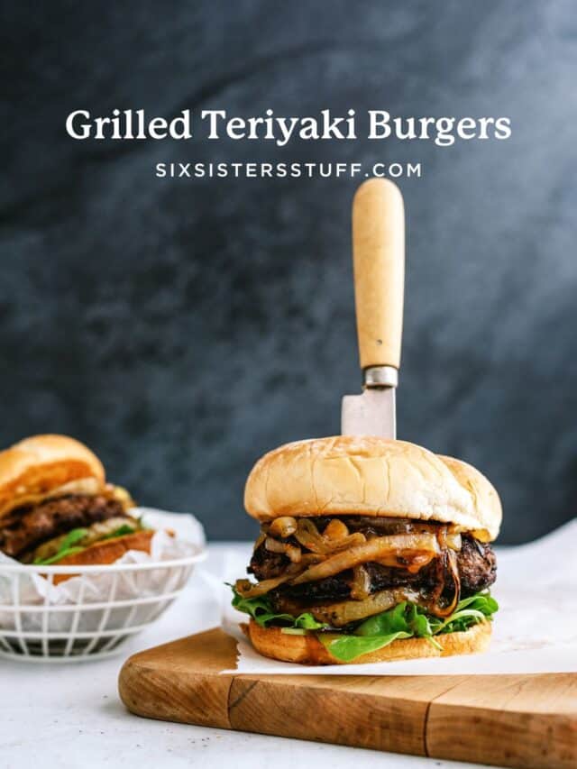 Grilled Teriyaki Burgers Recipe