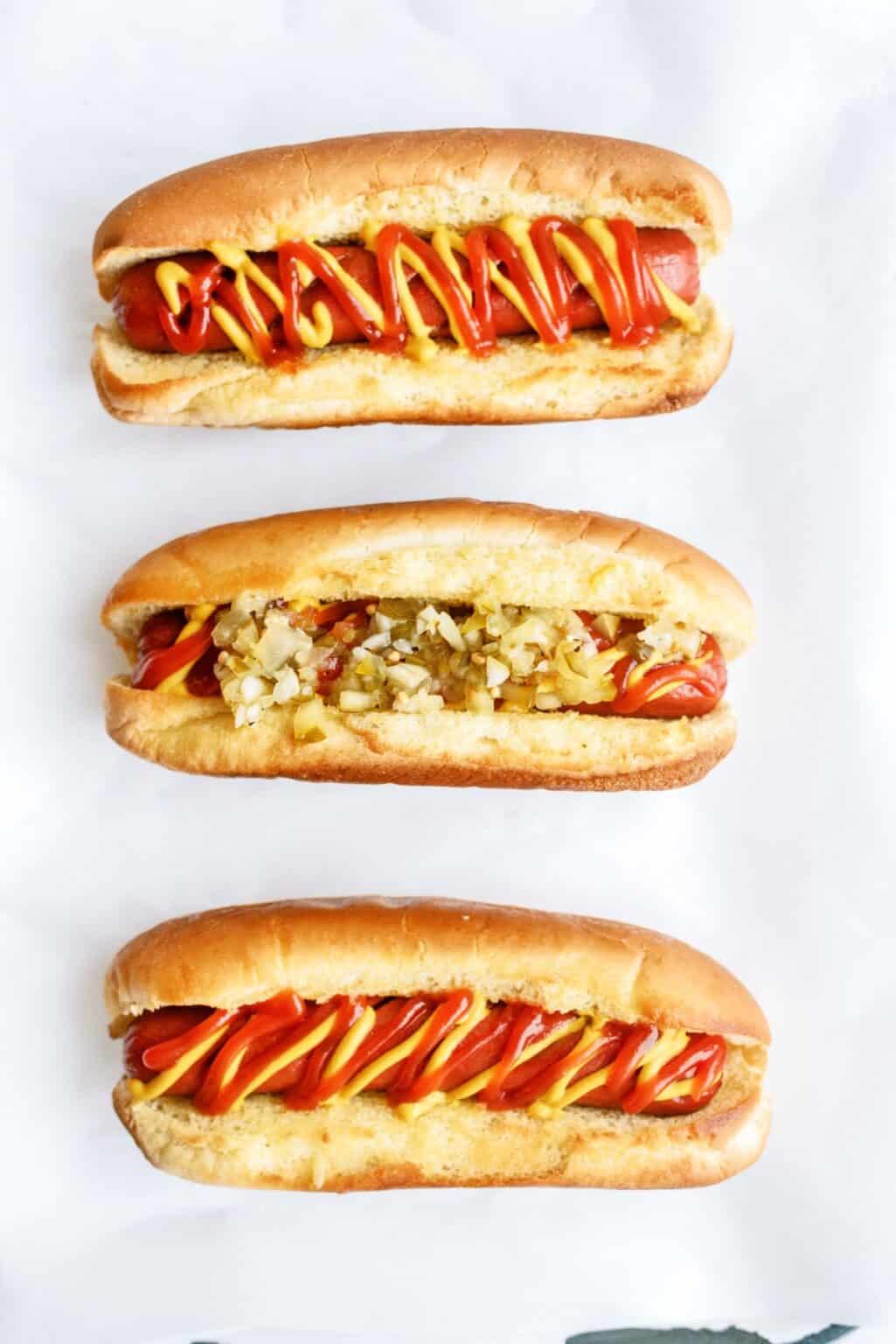 Air Fryer Hot Dogs Recipe Six Sisters' Stuff