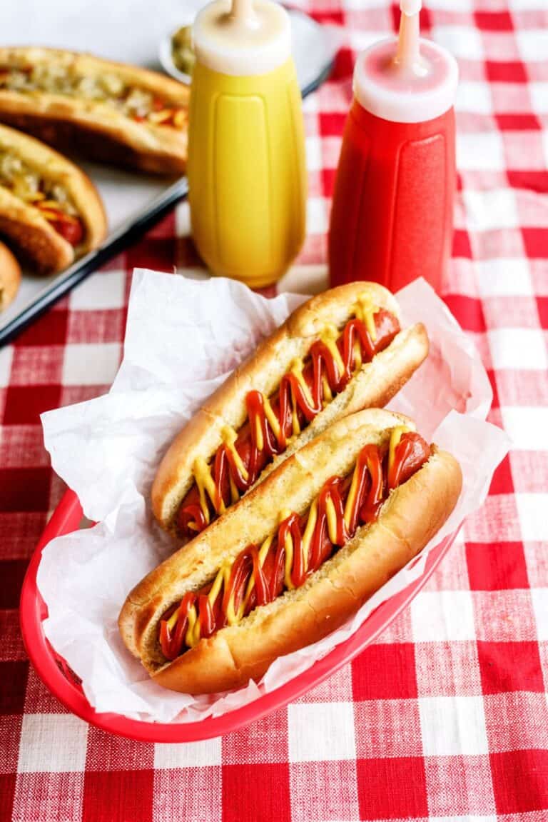 Air Fryer Hot Dogs Recipe Six Sisters' Stuff