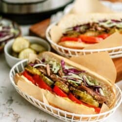 instant pot beef po boy