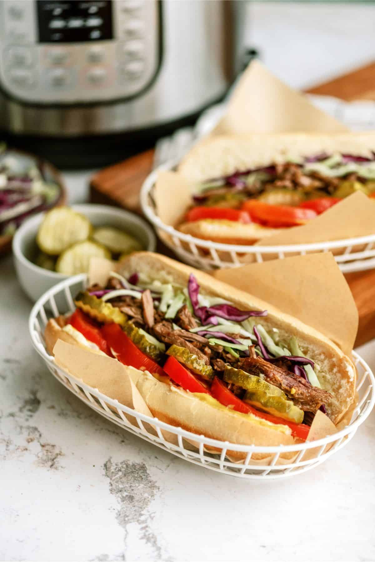 Instant Pot Beef Po Boy Sandwiches Recipe