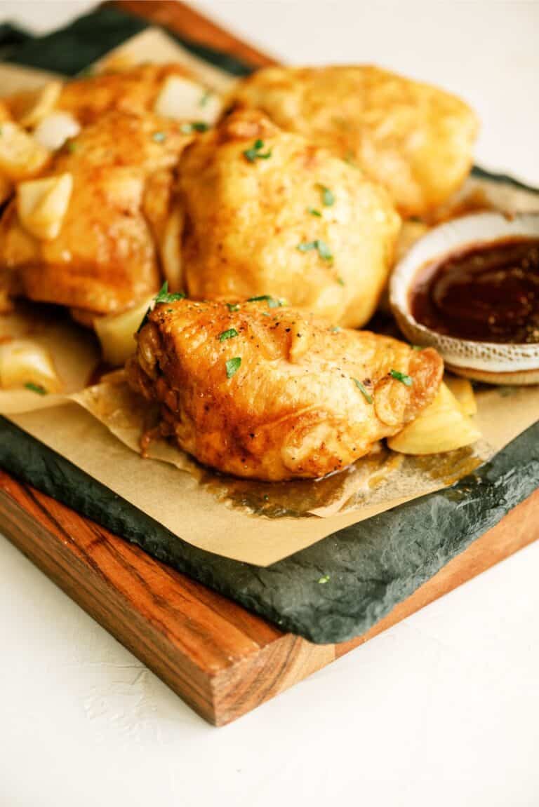 Slow Cooker BBQ Chicken Thighs Recipe