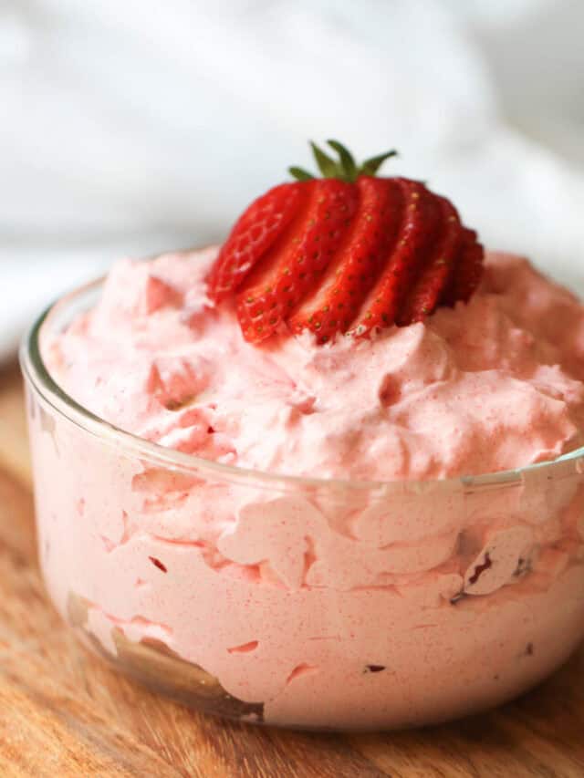 Strawberry Jello Fluff Salad Recipe