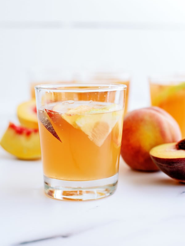 Peachy Ginger Beer Mocktail