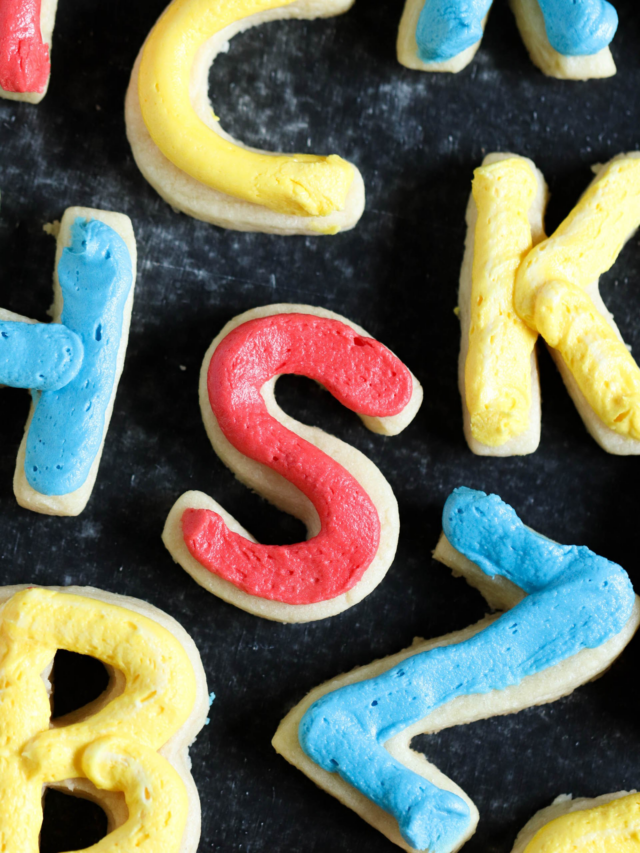 Back-to-School Alphabet Sugar Cookies Recipe