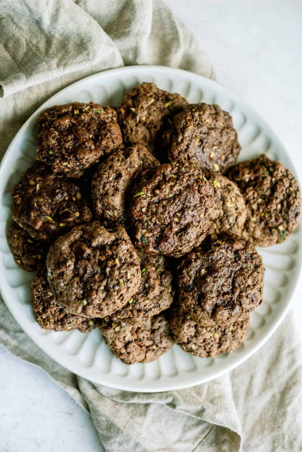 Double Chocolate Zucchini Cookies Recipe Six Sisters' Stuff