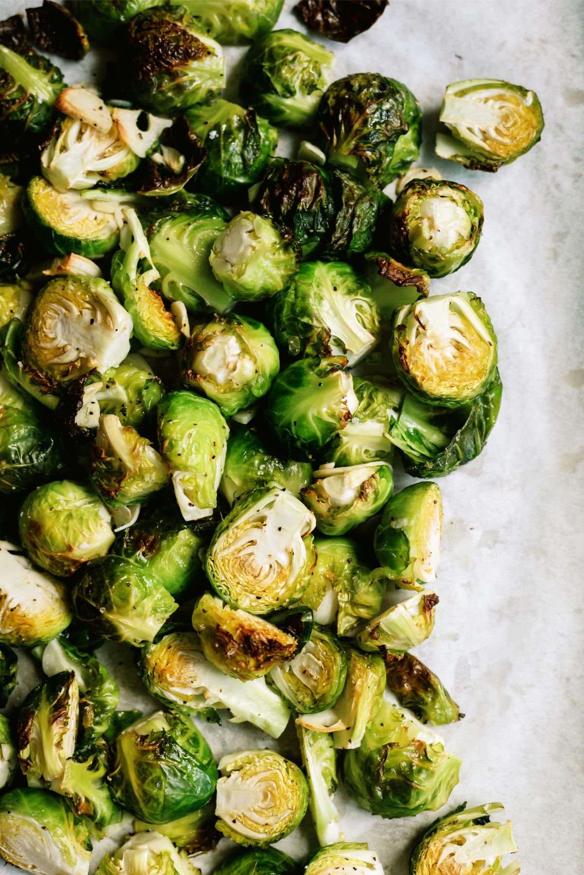 Garlic Roasted Brussels Sprouts