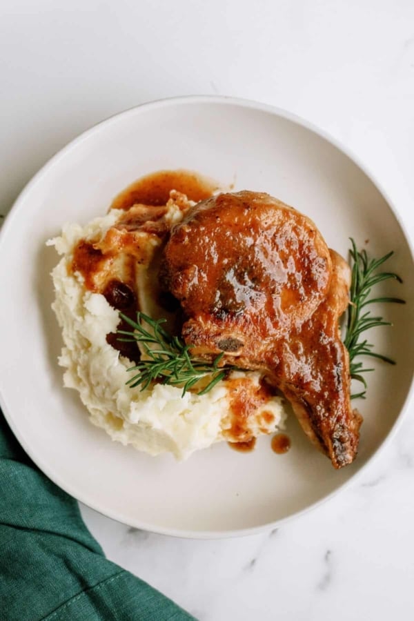 instant pot cranberry pork chops