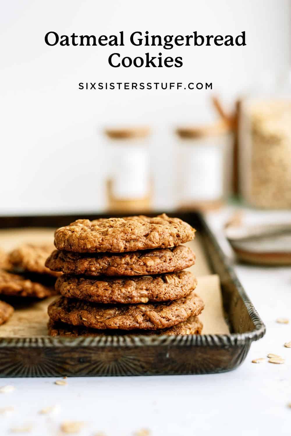 Oatmeal Gingerbread Cookies Recipe