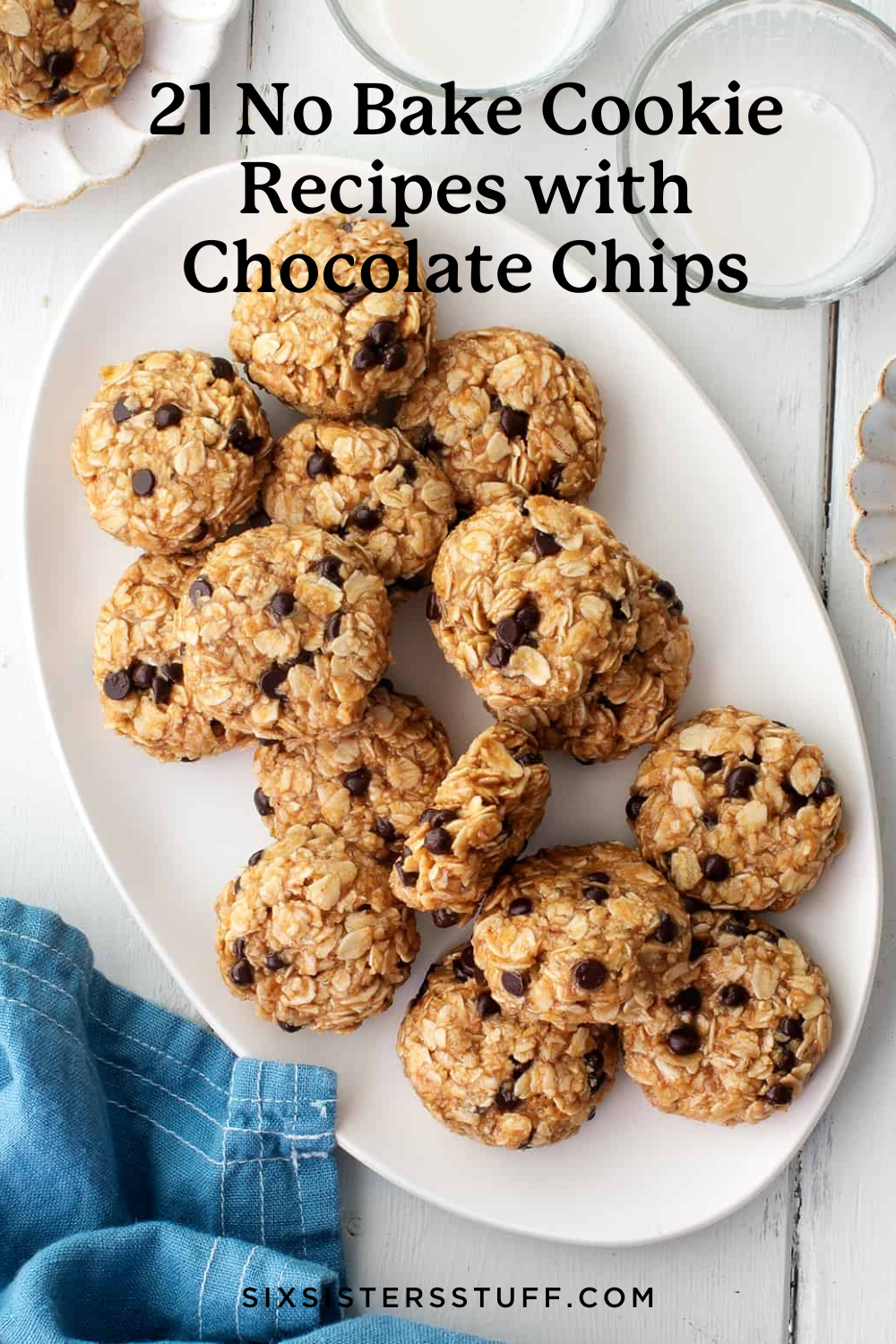 21 No Bake Cookie Recipes with Chocolate Chips
