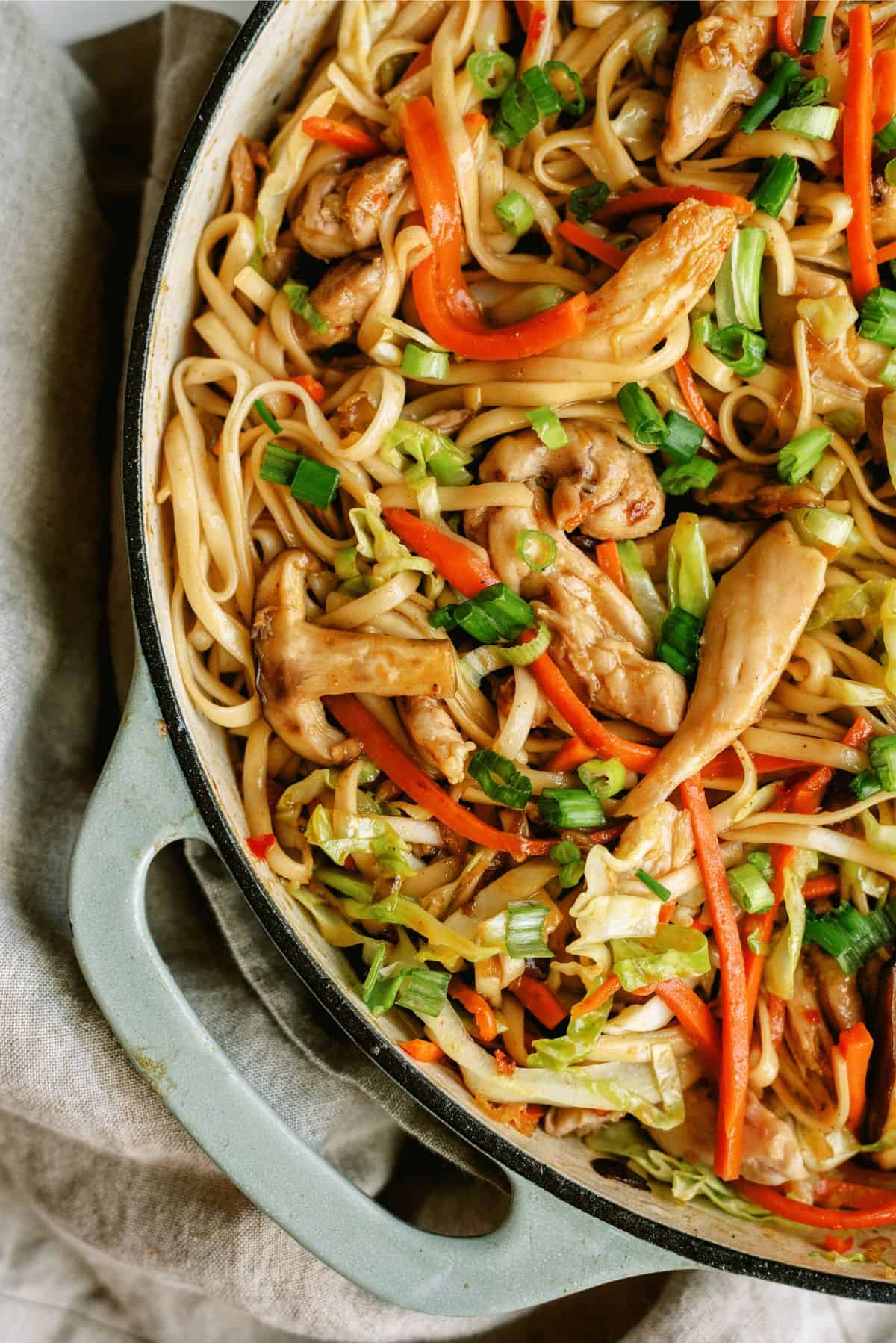 Chow Mein in a pan