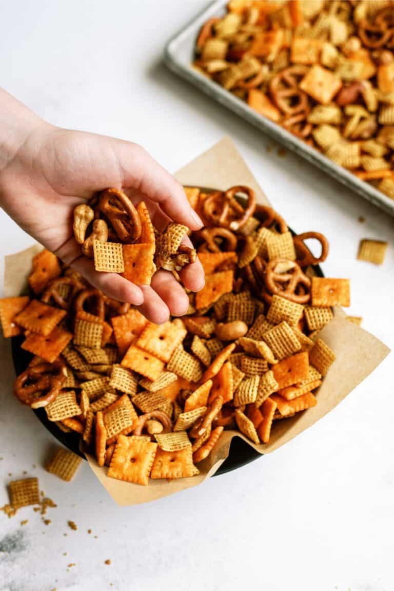Slow Cooker Savory Chex Mix Recipe