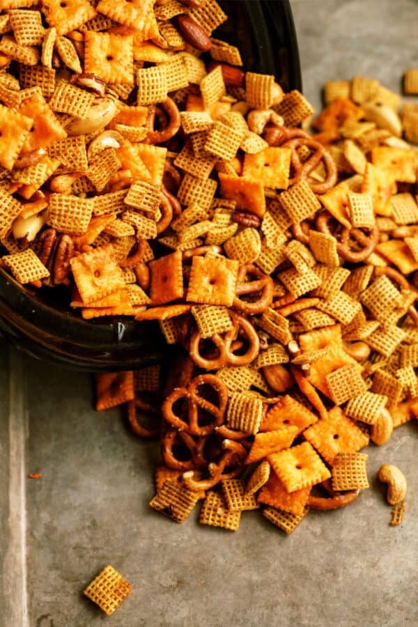 Slow Cooker Savory Chex Mix Recipe