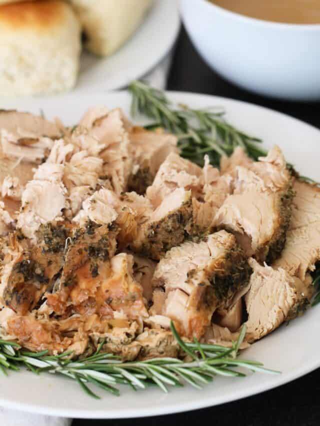 EASY Slow Cooker Turkey Breast Recipe Six Sisters' Stuff