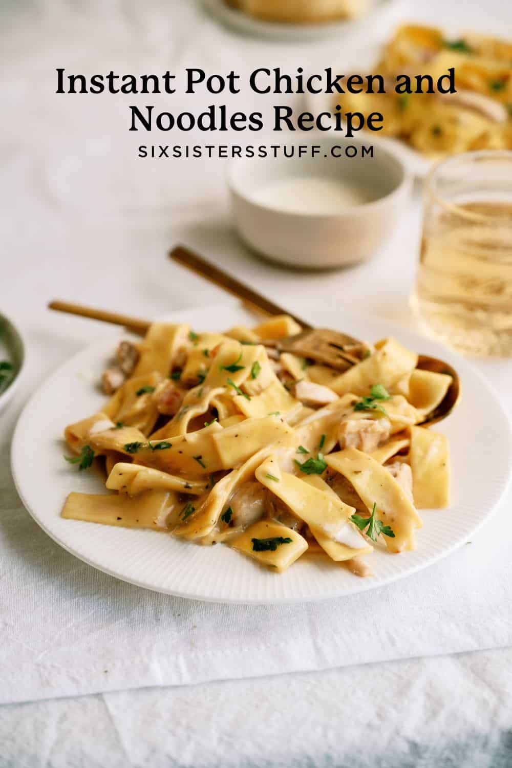Instant Pot Chicken and Noodles Recipe