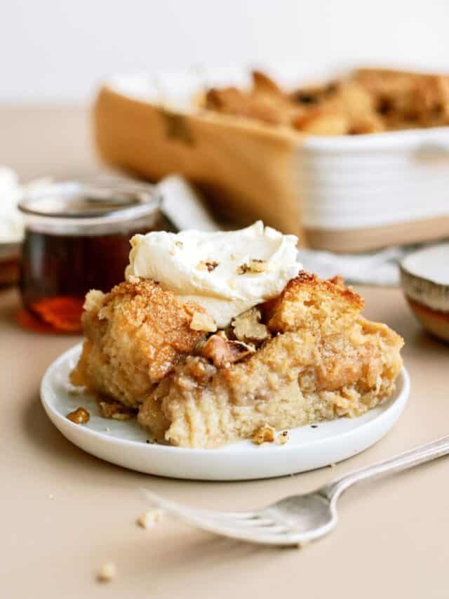 Brown Sugar and Maple Bread Pudding Recipe Six Sisters' Stuff