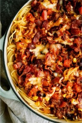 skillet cowboy spaghetti