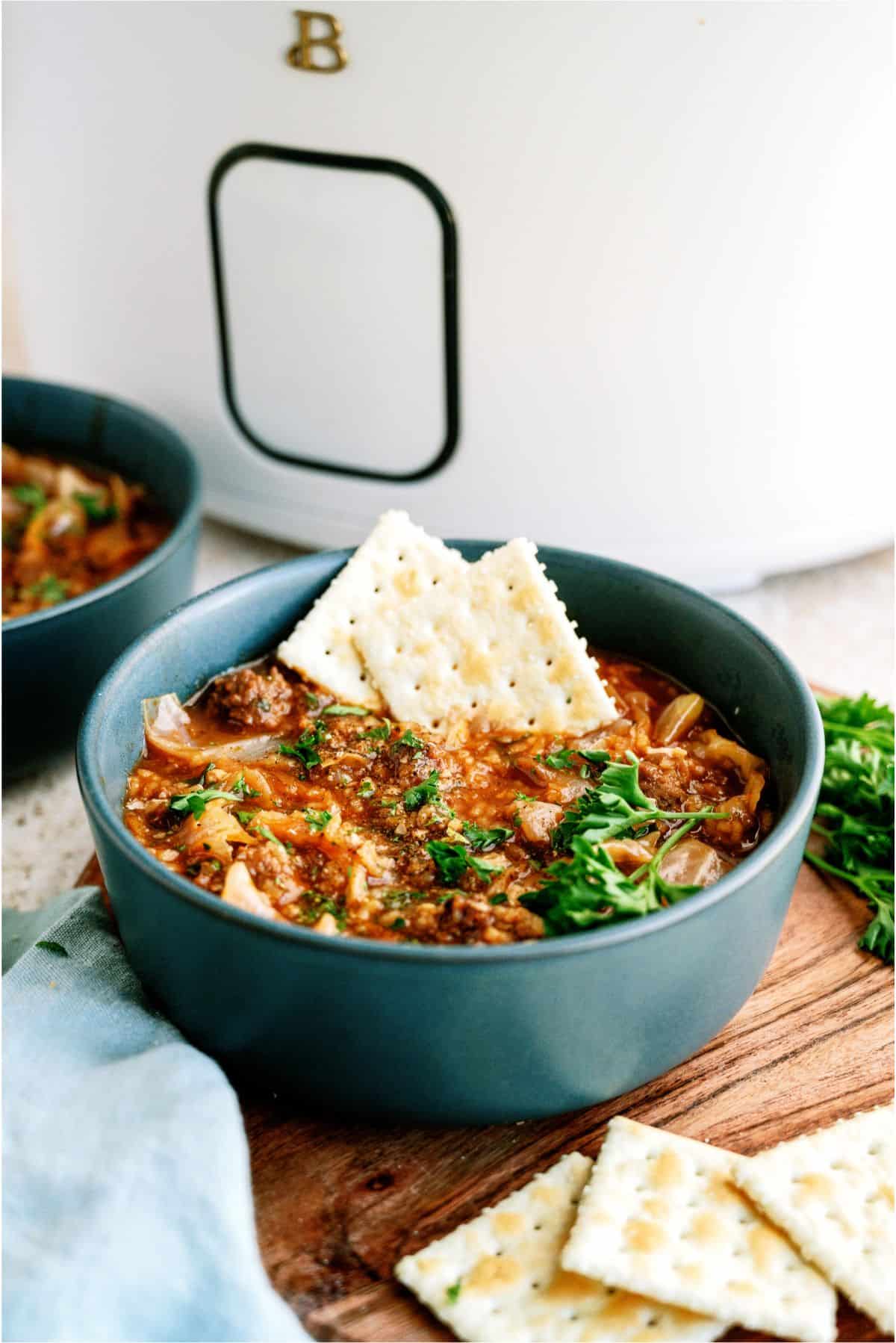 Slow Cooker Cabbage Roll Soup Recipe