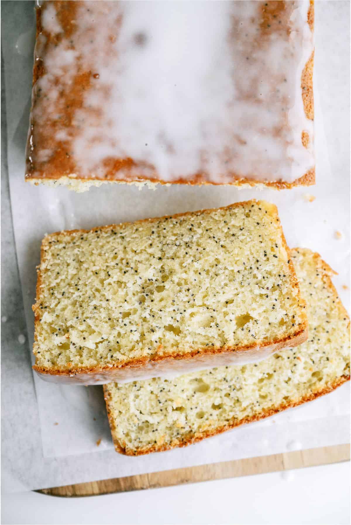 Glazed Almond Poppy Seed Bread Recipe