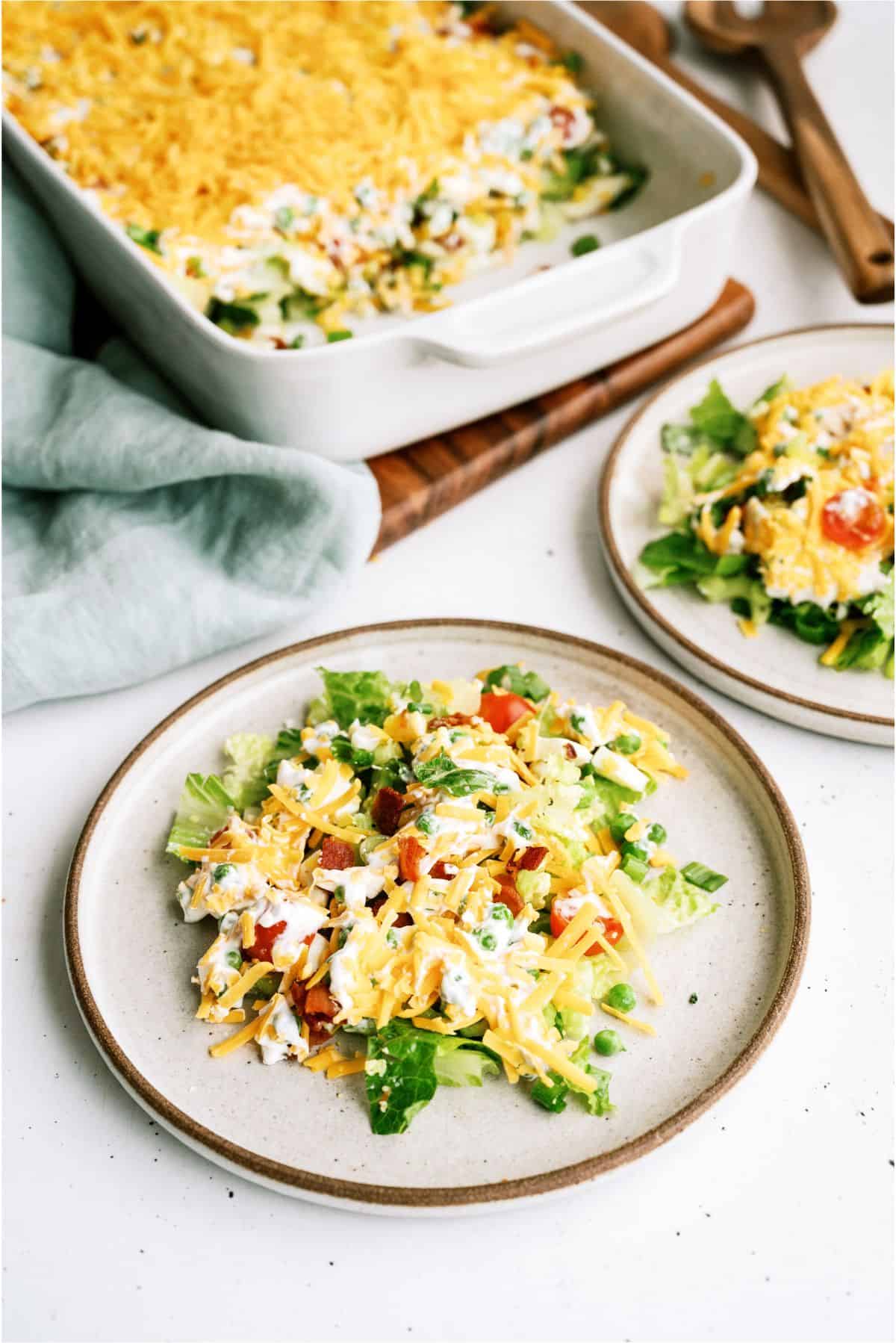 Seven Layer Green Salad Recipe