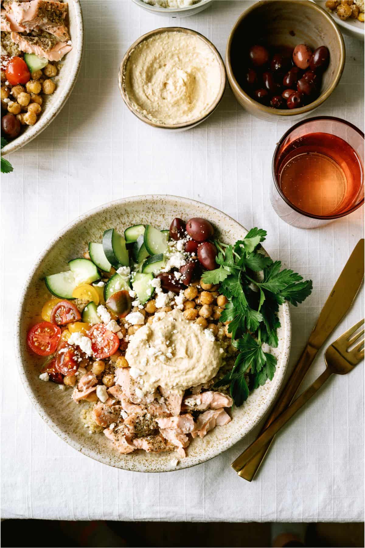 Instant Pot Salmon Bowls