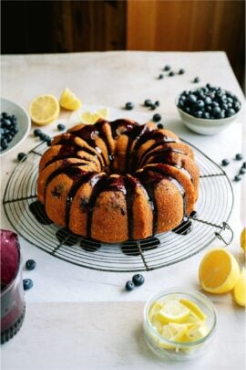 lemon blueberry bundt cake