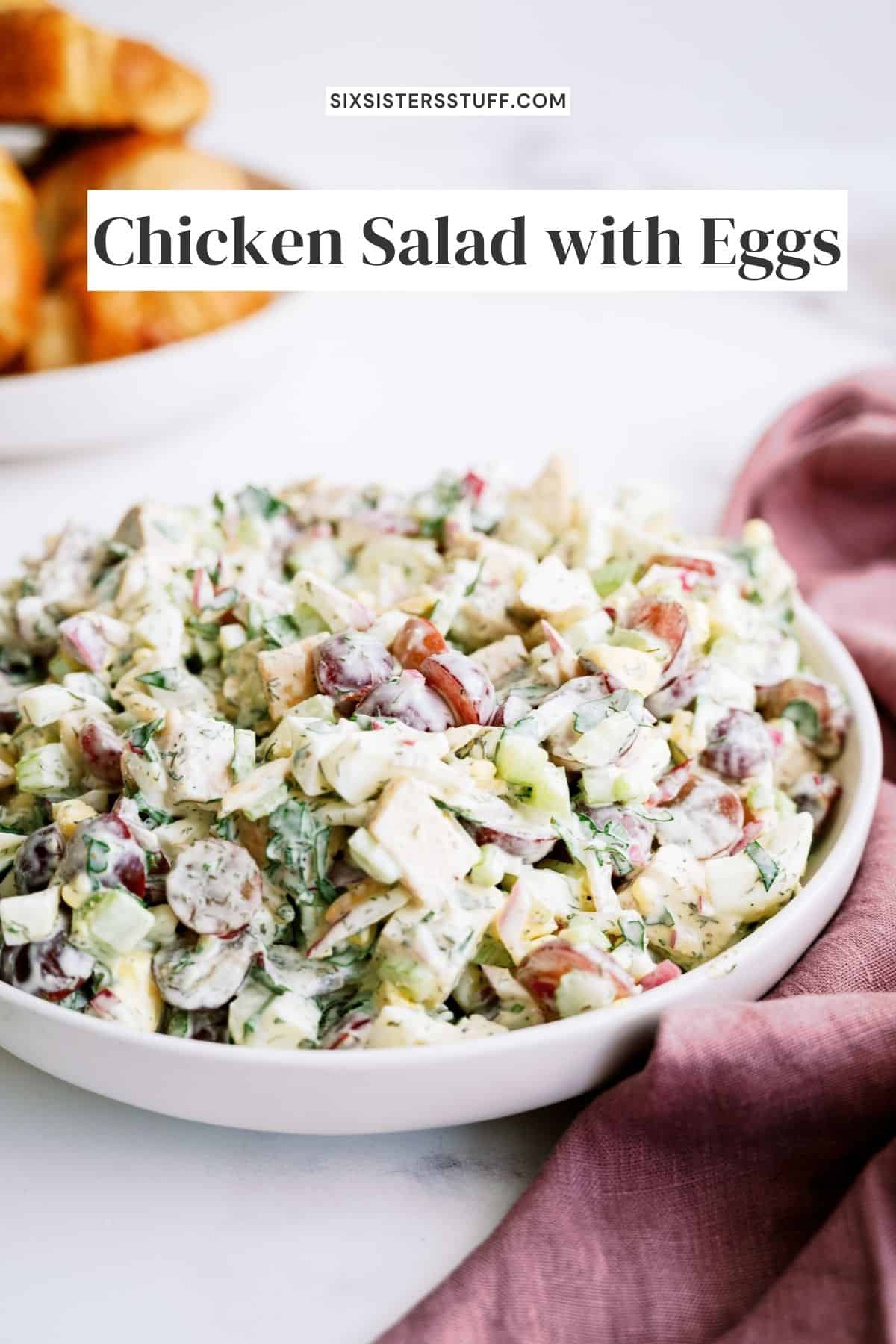 Chicken Salad with Eggs Recipe - Six Sisters' Stuff