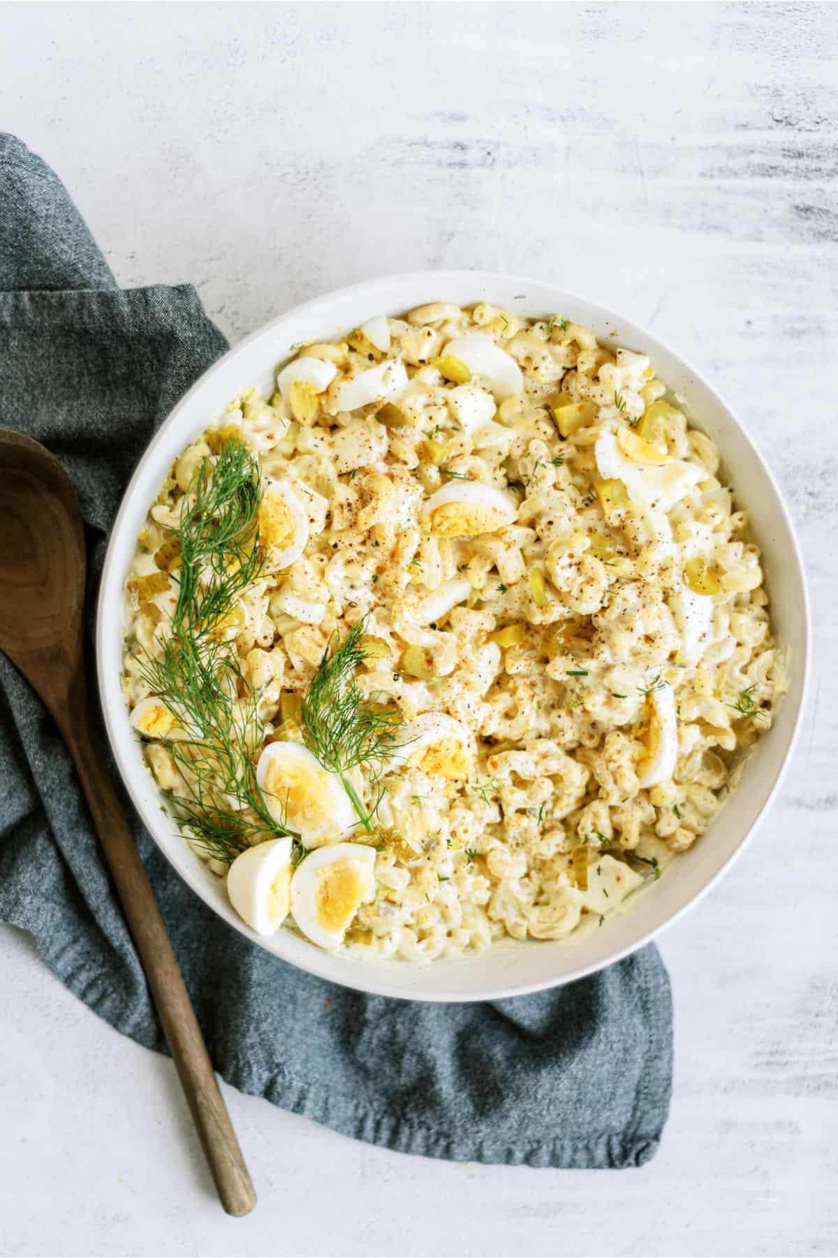 Deviled Egg Pasta Salad
