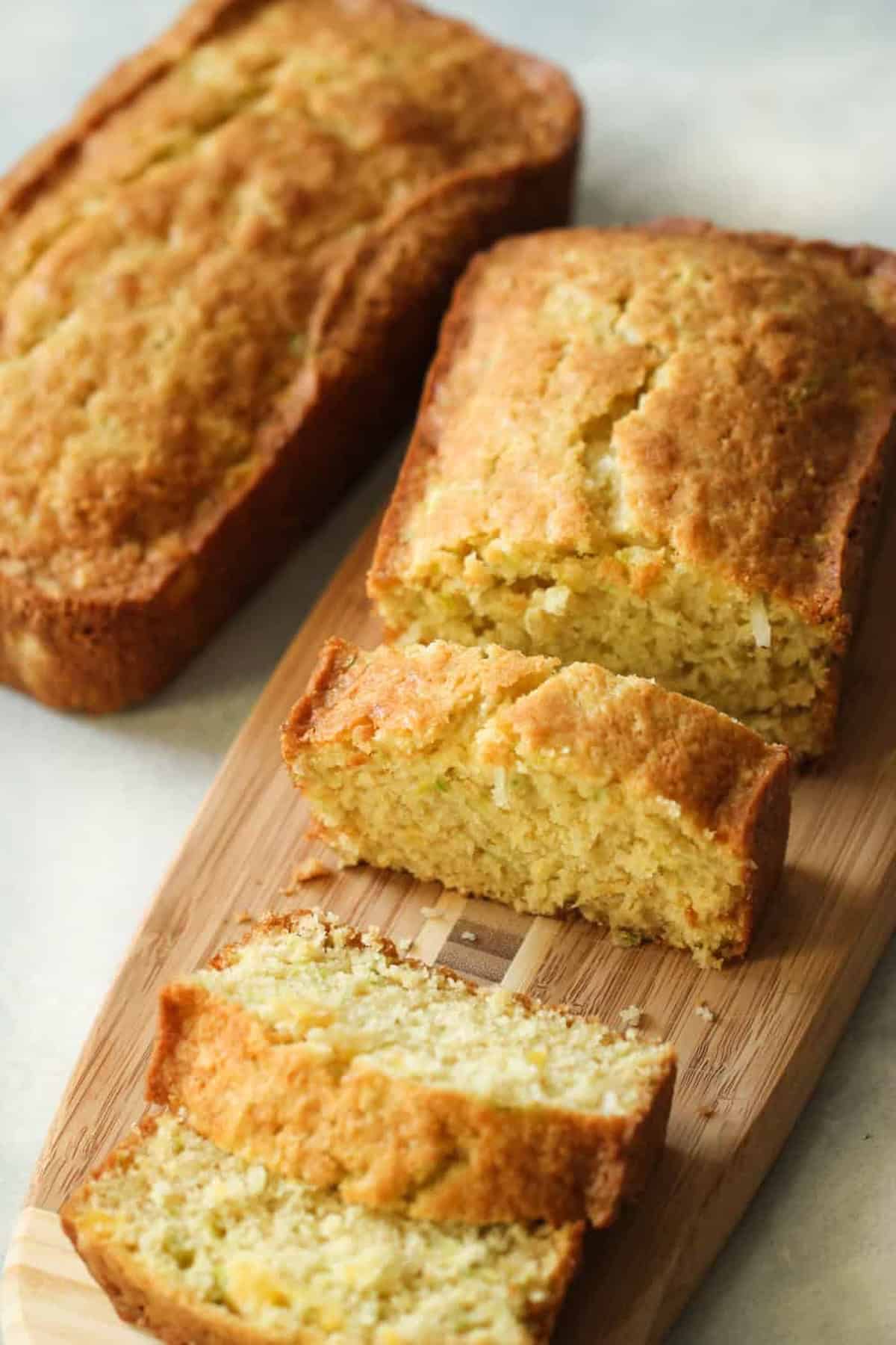 Pina Colada Zucchini Bread