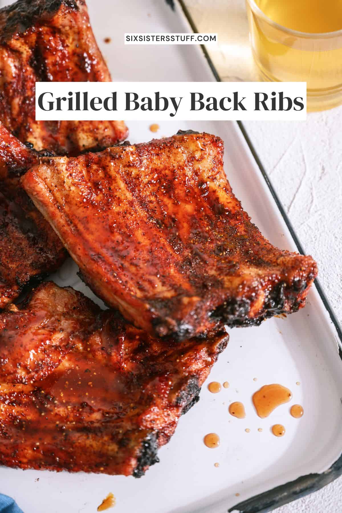 Grilled Baby Back Ribs Recipe - Six Sisters' Stuff