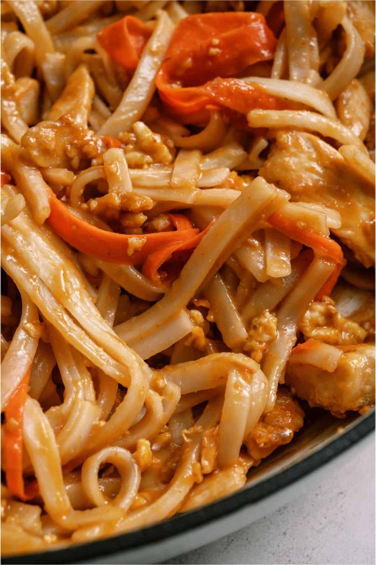 Close up of Easy Pad Thai.