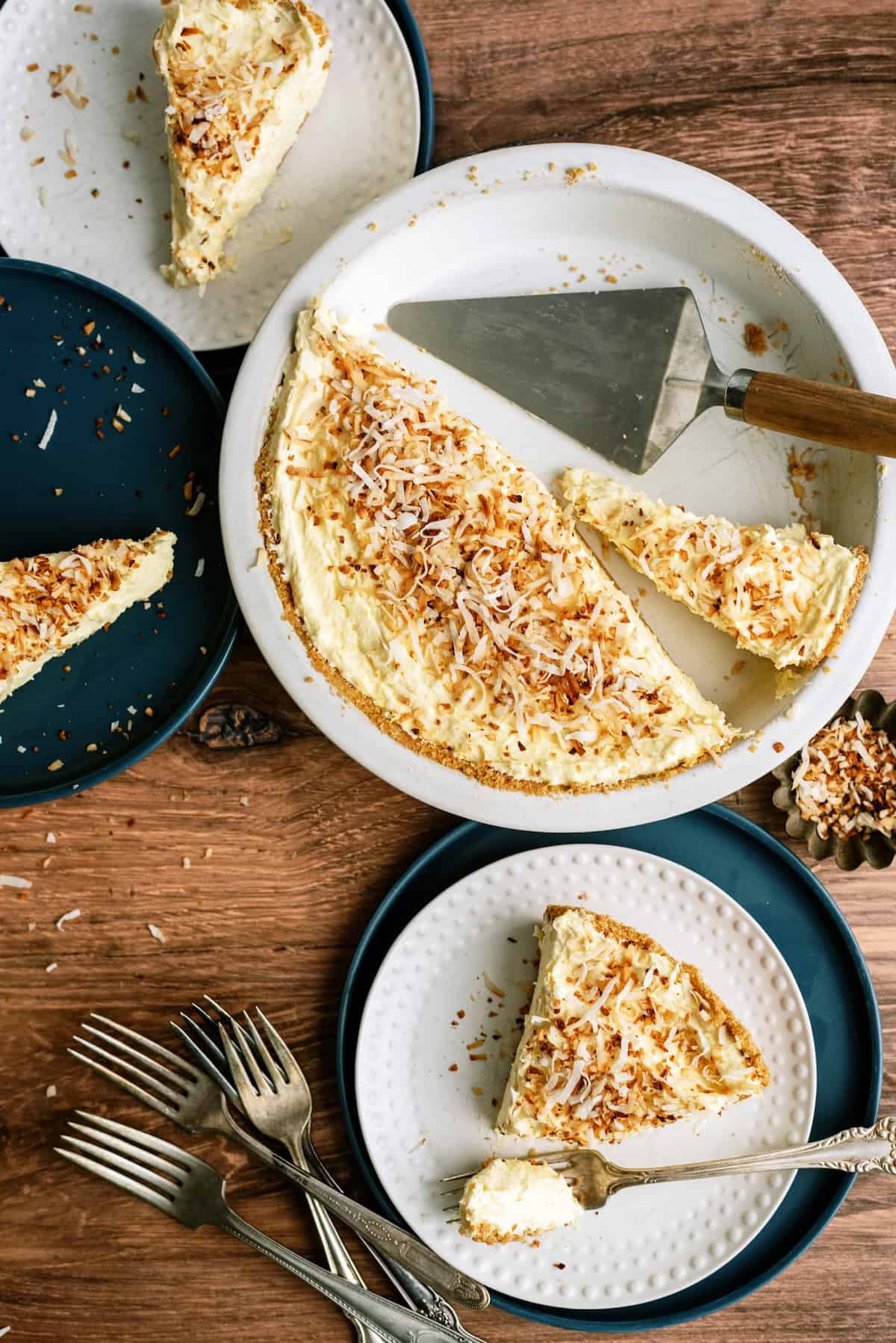 No Bake Coconut Cream Pie