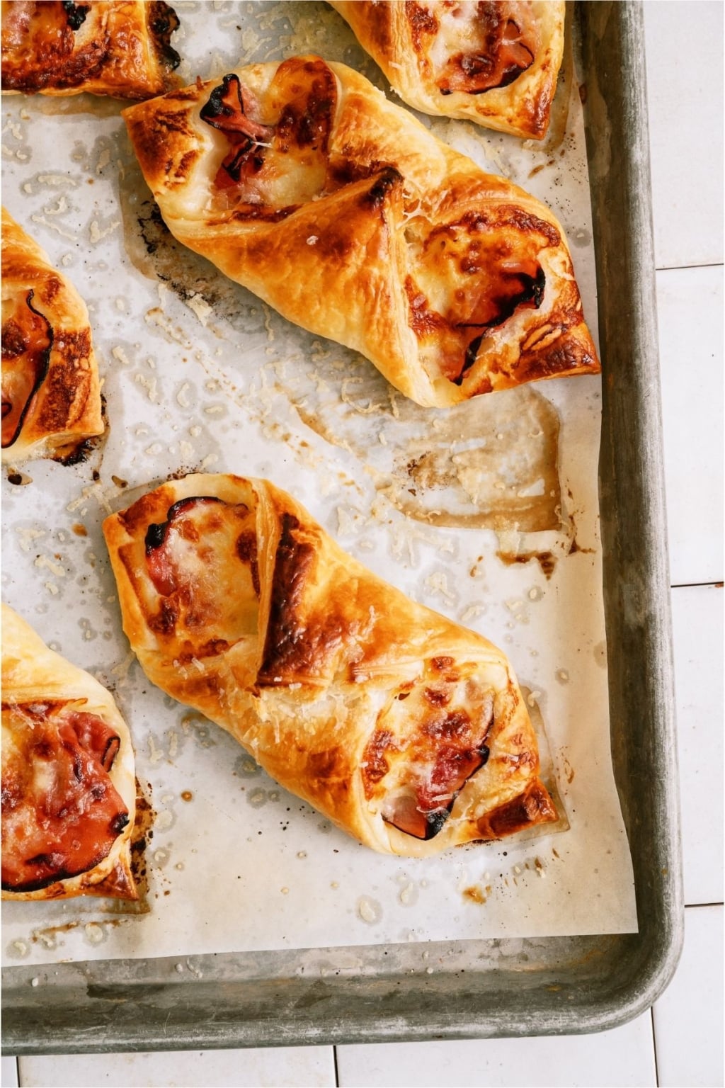 Ham and Swiss Puff Pastries Recipe - Six Sisters' Stuff