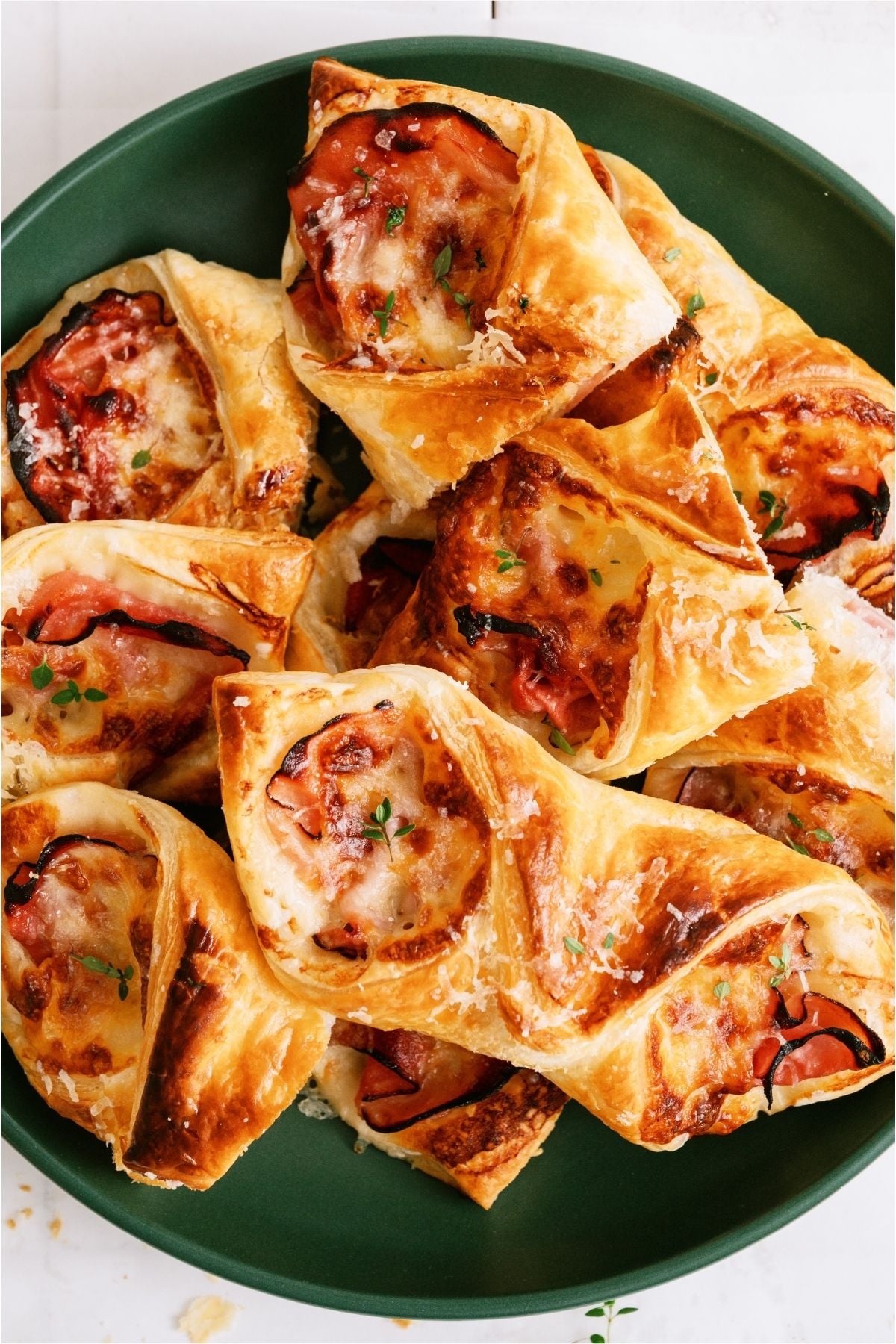 Ham and Swiss Puff Pastries Recipe - Six Sisters' Stuff