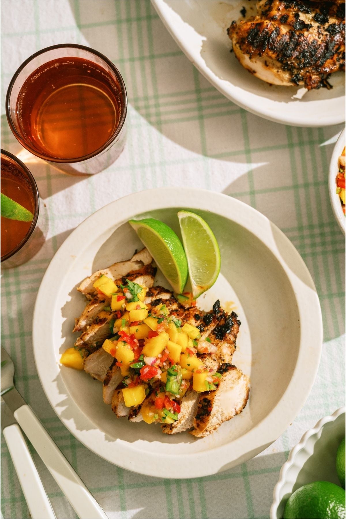 Grilled Mango Coconut Chicken Recipe